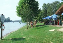 Gailingen Hegau Badeplatz am Hochrhein