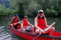 Kanutour auf der jungen Donau